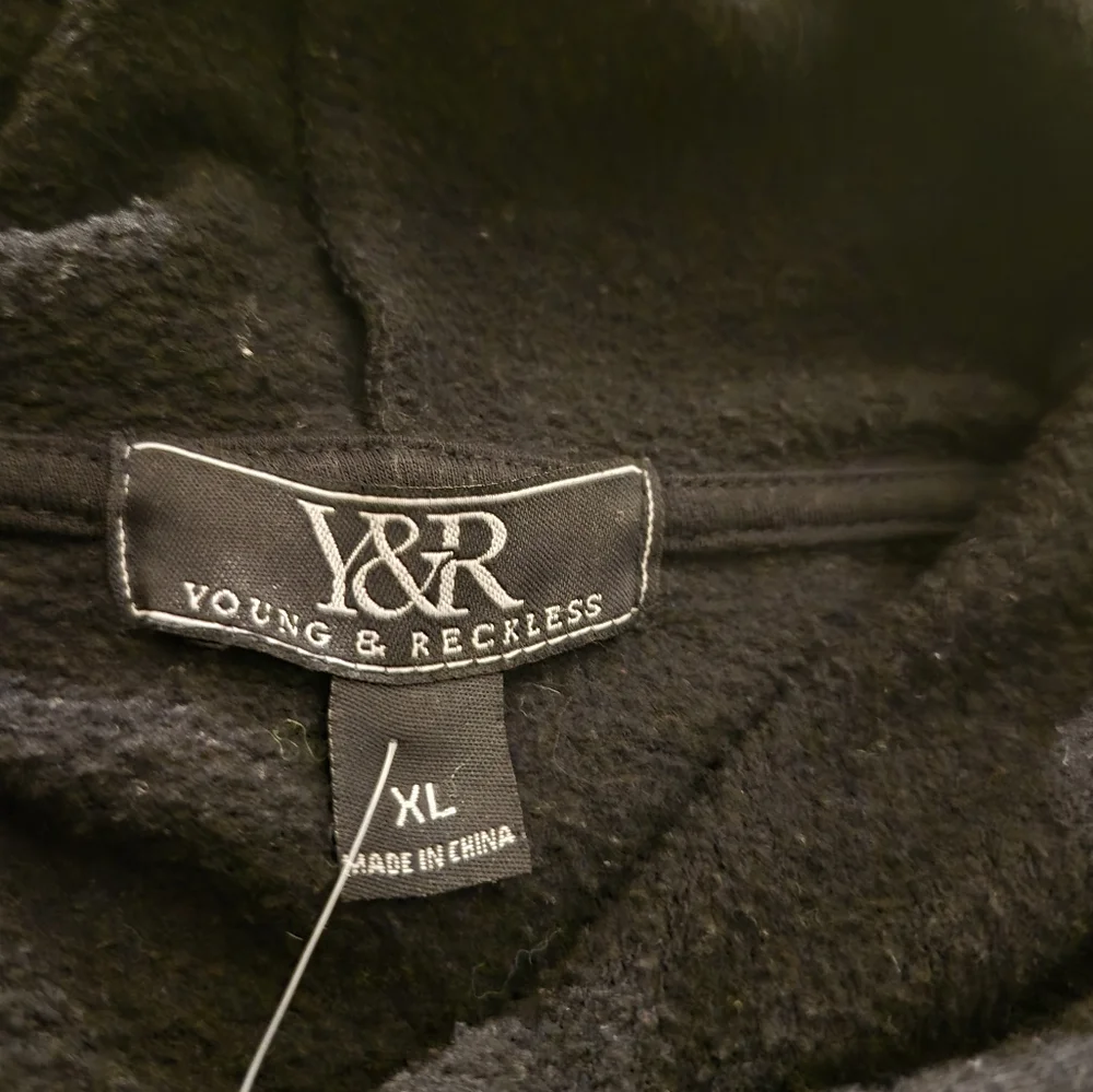 Young & Reckless Black and Gray Sweatshirt Hoodie - Picture 2 of 11